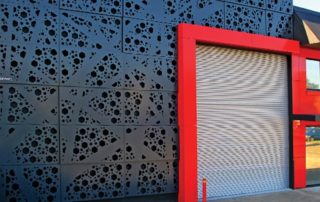aluminum perforated panels for wall decorative of shop